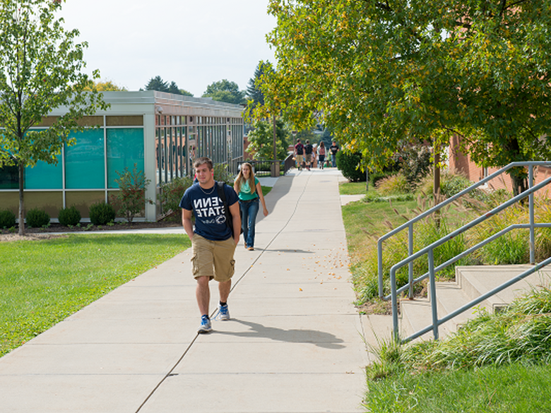 beautiful campus picture of Penn State DuBois 